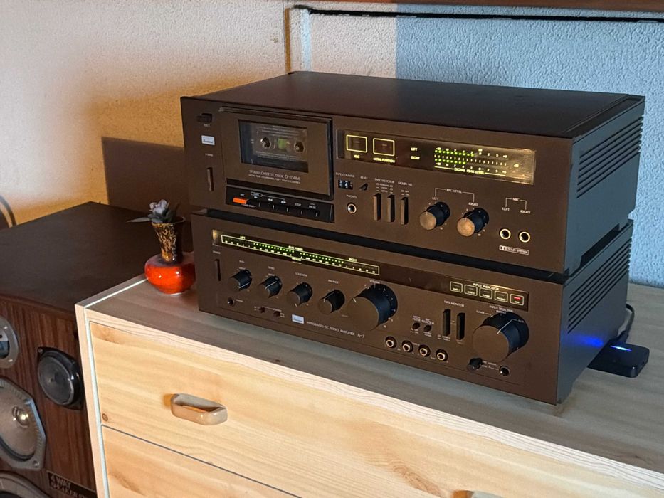 Aparelhagem Sansui + Gira Discos Technics