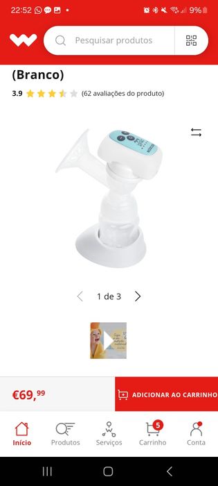 Bomba de tirar leite