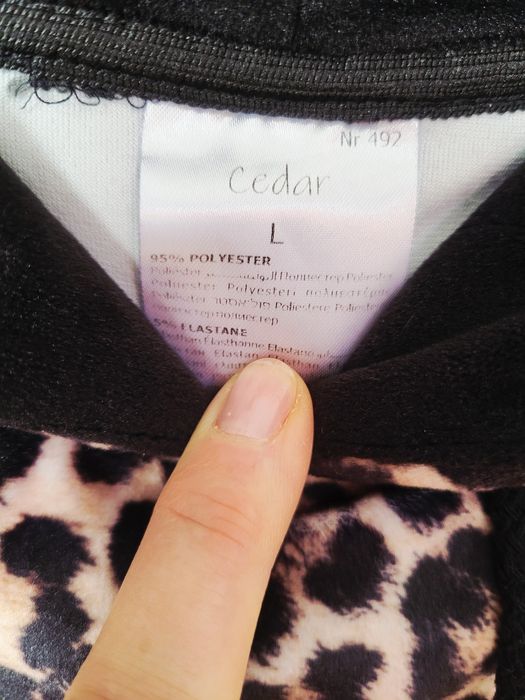 Dres welurowy Cedar rozm.L