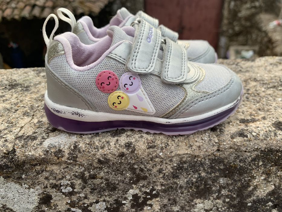 Tenis geox respiravel com luz