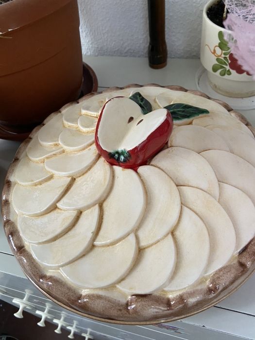 Tarteira em louça pintada á mão