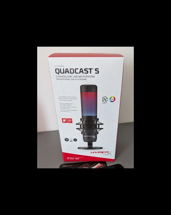 Микрофон HyperX QuadCast Новая Модель "S"