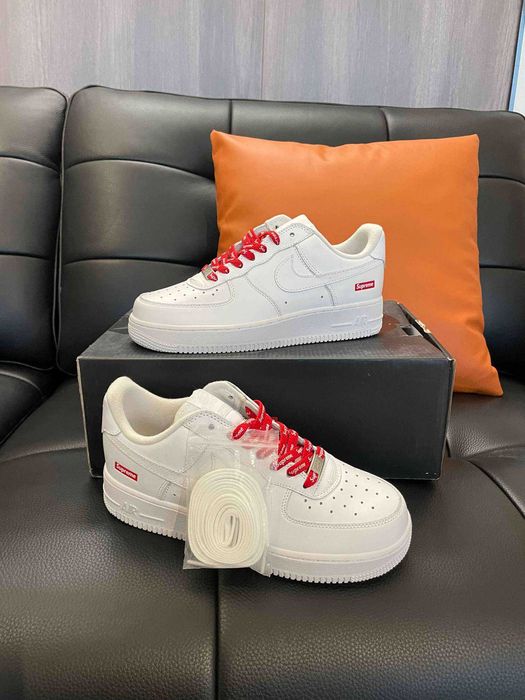Nike Air Force 1 Low Supreme Biały r.44