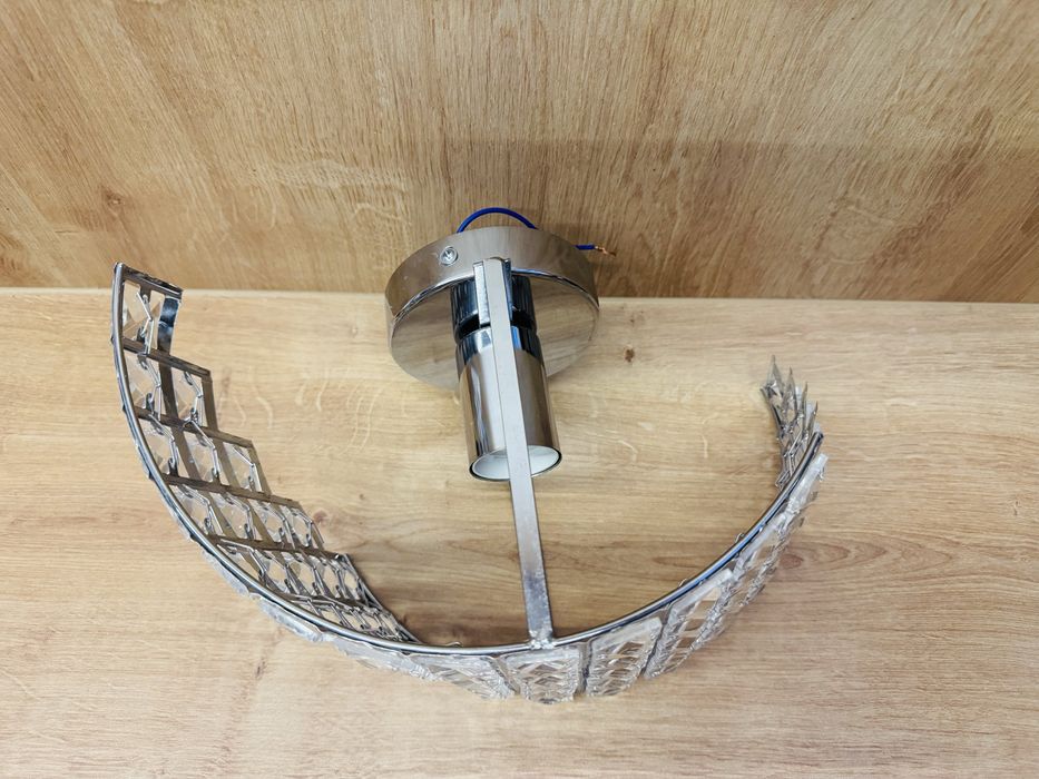 Kinkiet lampa kryształowa błyszcząca glamour