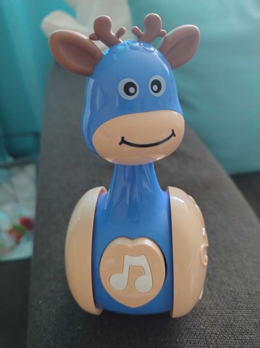 Grzechotki gryzaki sensoryczne wańka jelonek, kaczuszka Montessori
