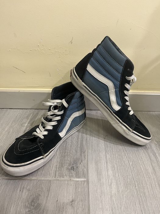 високі кеди Vans Sk8-Hi із замші та матеріалу