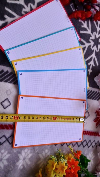 Arkusze notesowe 2 stronne 125x200 grube