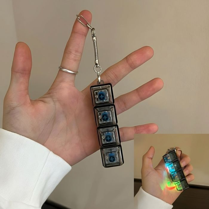 Брелок-клавіатура антистрес | Брелок з кейкапами