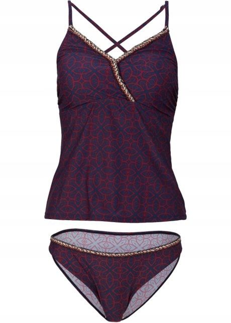AF2800 tankini wzorzyste hafty r.44