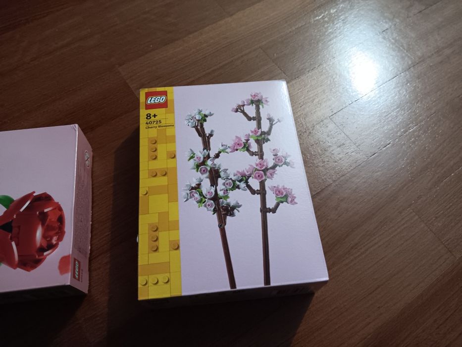 Lego rosas 40460 e lego cherry blossoms flor de cerejeira  40723 novo