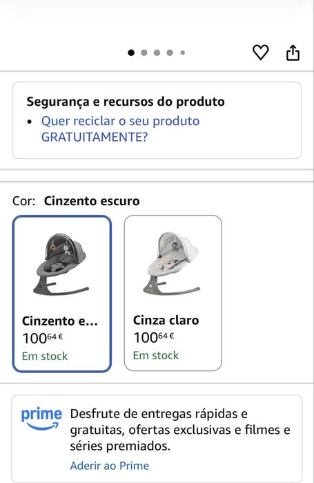 Kinderkraft Rede LUMI 2, balanço elétrico para bebés