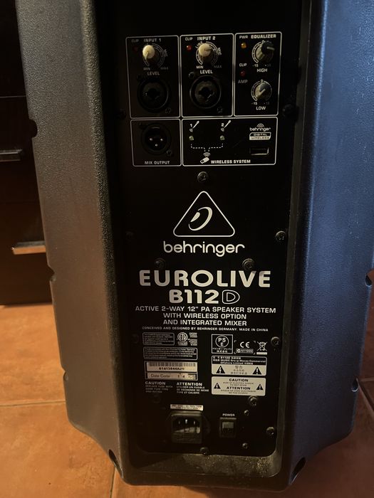 Coluna ativa Behringer B112D