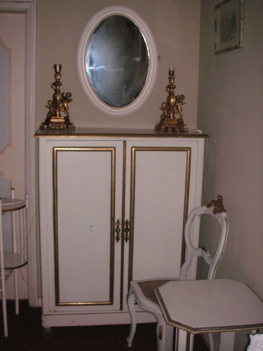 Lacados Luis XVI - Móvel c Pedra Mármore, Roup/Estante, Mesas, Cadeira