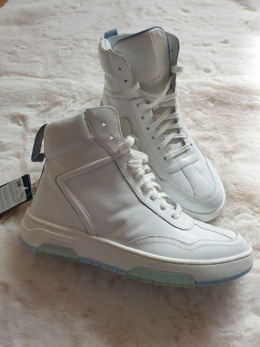 Buty Badura białe skóra 38