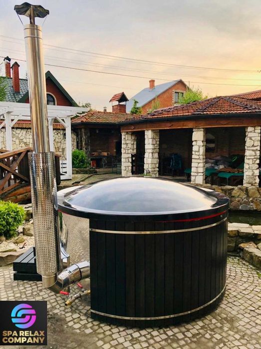 Виробництво чанів джакузі. Купель на дрова Гаряча бочка Басейни