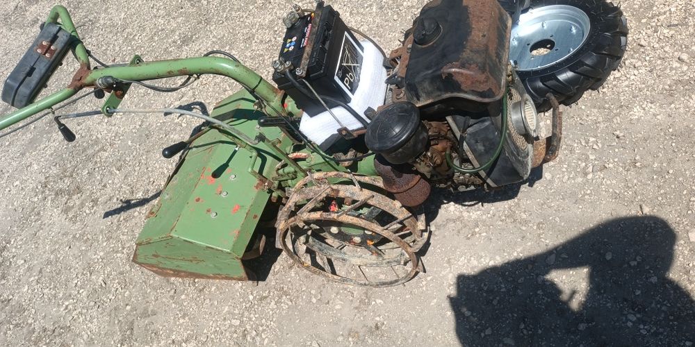 Glebogryzarka Lombardini 7hp palona z kluczyka 3biegi przód i Revers