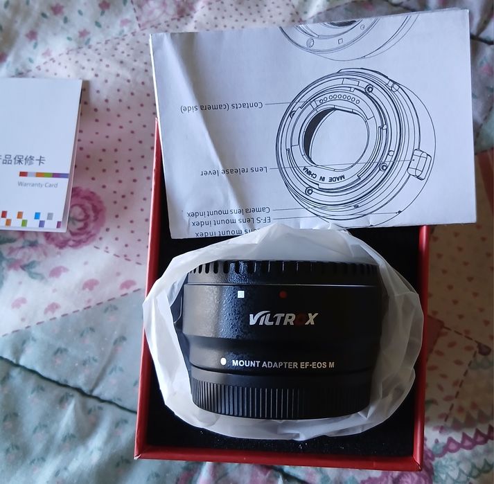 Adaptação EF-EOS M, novo.