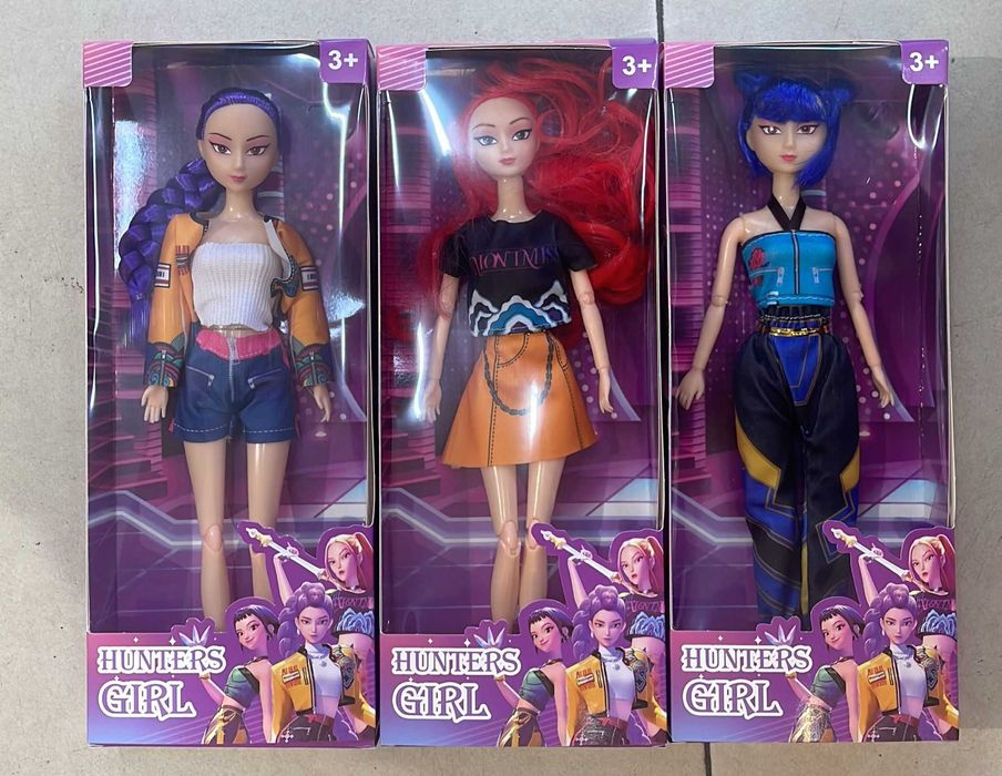 Bonecas das Guerreiras do K-Pop Novas