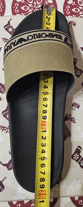 Klapki EA7 Emporio Armani Shoes Beachwear złote r.44