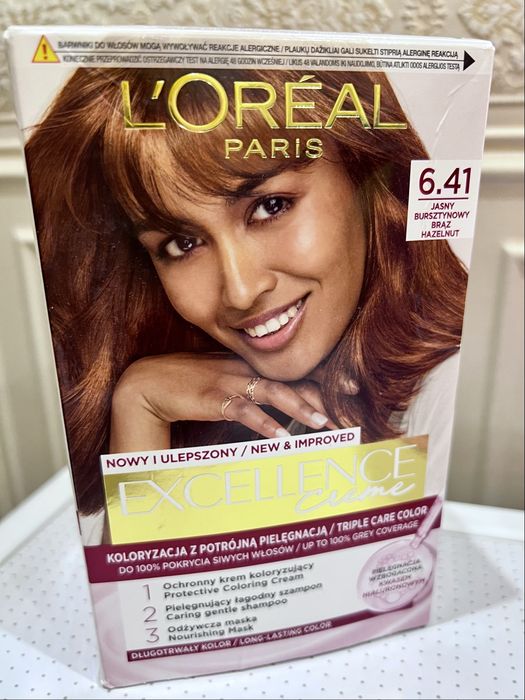Фарба для волосся L'Oreal Paris Excellence Creme – Відтінок 6.41 (Нова)