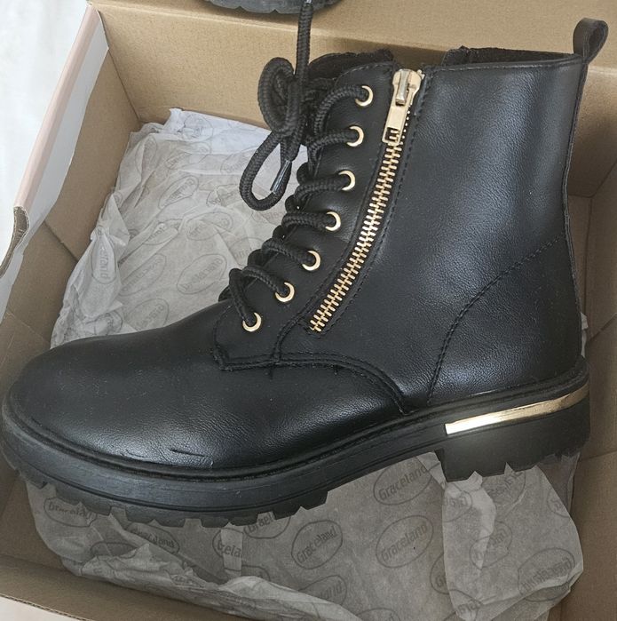 Botas pretas de inverno n. 35