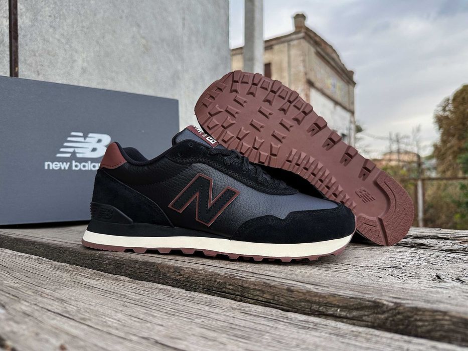 Мужские оригинальные кроссовки New Balance 515 (4 цвета) замша весна