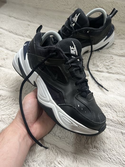 NIKE M2K Tekno (38.5-39) 25см женские кроссовки оригинал кожаные черны