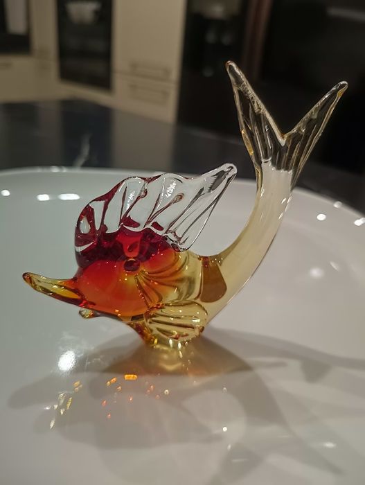 Szklana figurka ryba Made in Italy