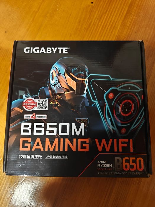 GIGABYTE B650M gaming plus wifi AM5 нова плата.