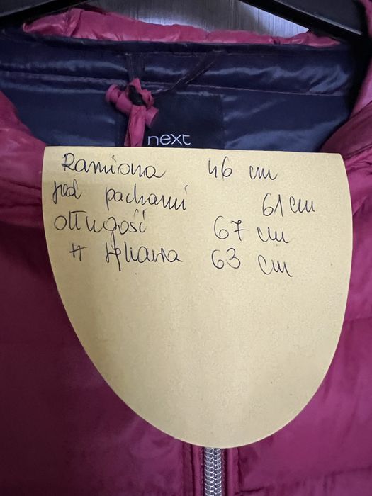 Kurtka puchowa bordo