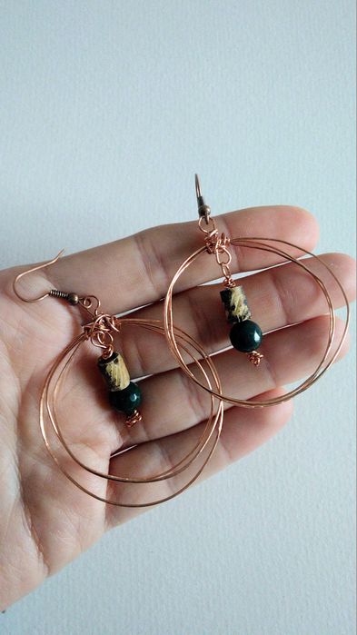 Brincos crioulos hippie