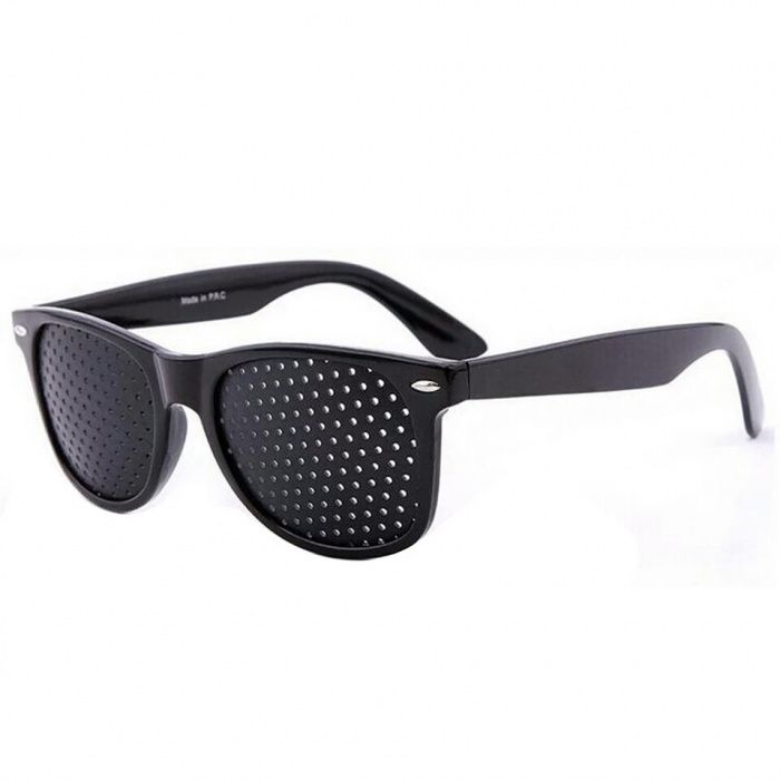 óculos terapêuticos pinhole