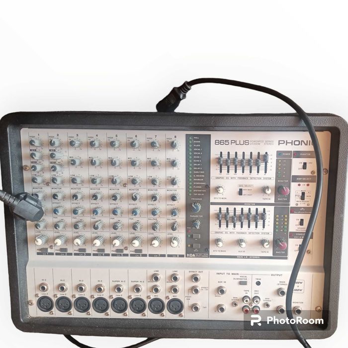 Продаю Микшерный Пульт с Усилителем PHONIC POWERPOD  865 PLUS