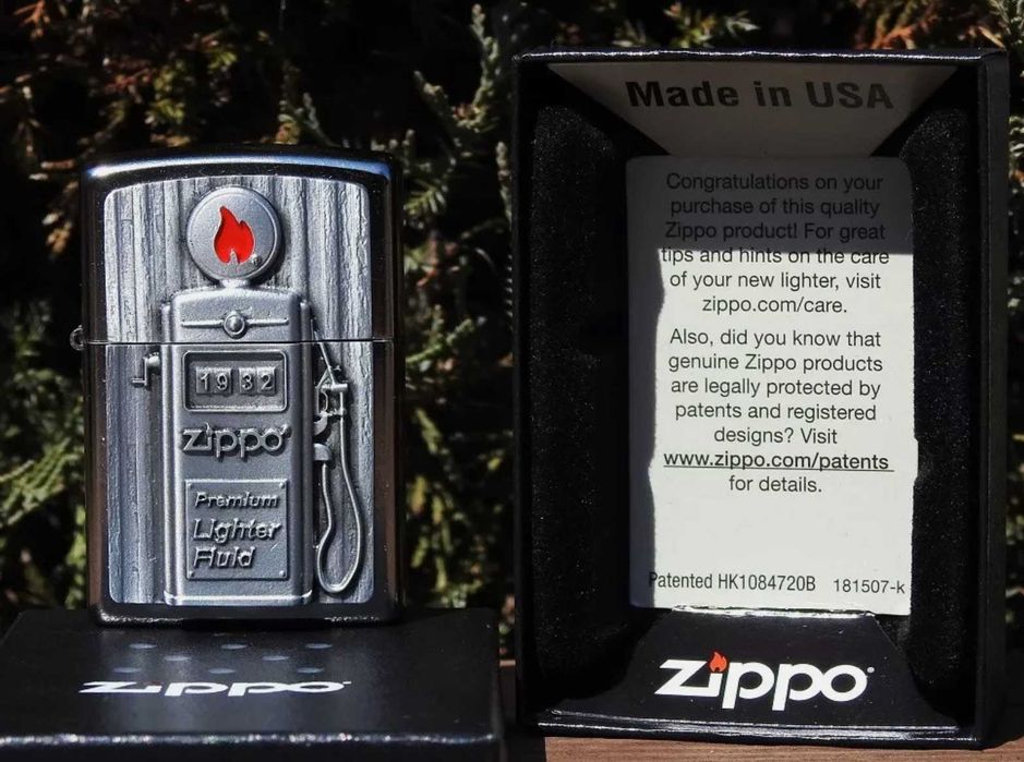 Zapalniczka Zippo 207 Gas Pump Emblem 3D 20.06.474 Dystrybutor