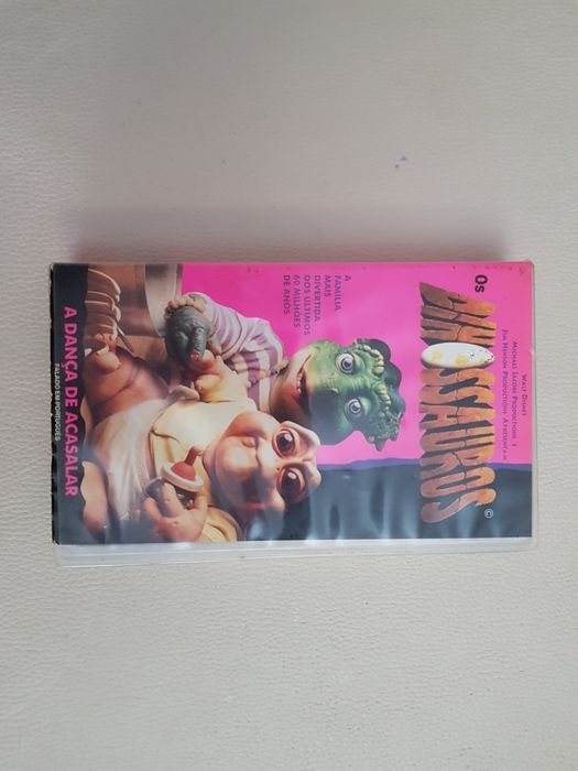 Filme Disney VHS cassete Os Dinossauros Baby Sinclair
