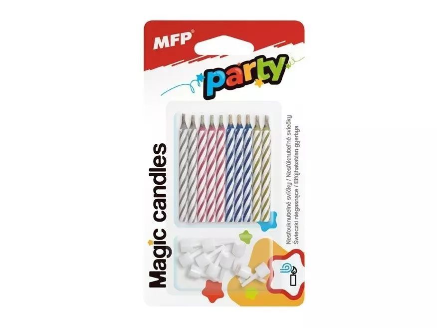Świeczki do tortu Magic 6cm 10szt. MFP