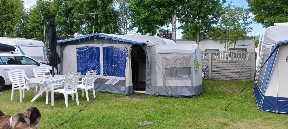 Wynajmę przyczepę kempingową 20 m od plaży