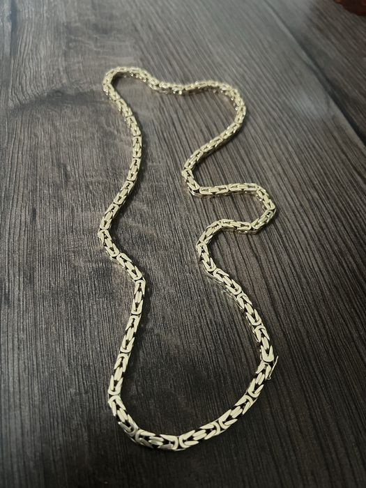 Złoty łańcuszek / łańcuch splot królewski / król 585 81,62g 62cm