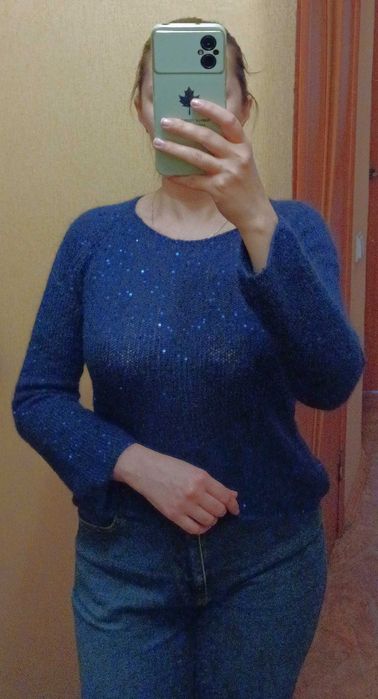 Светр павутинка з паєткими