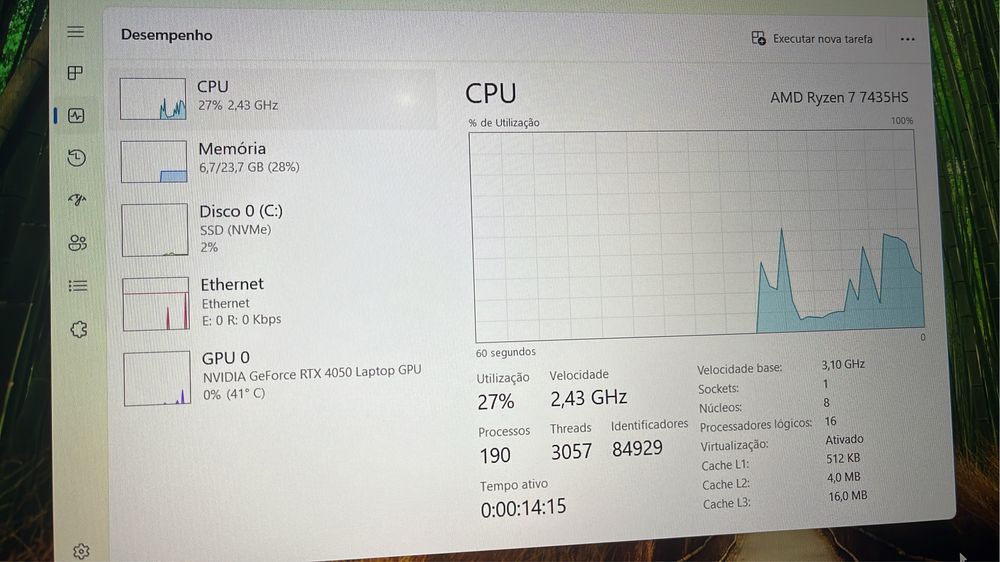 Portatil Lenovo LOQ 9 AMD Ryzen 7 RTX 4050