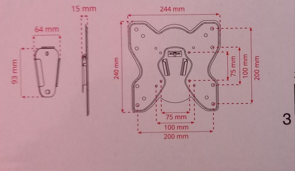Suporte tv Metronic