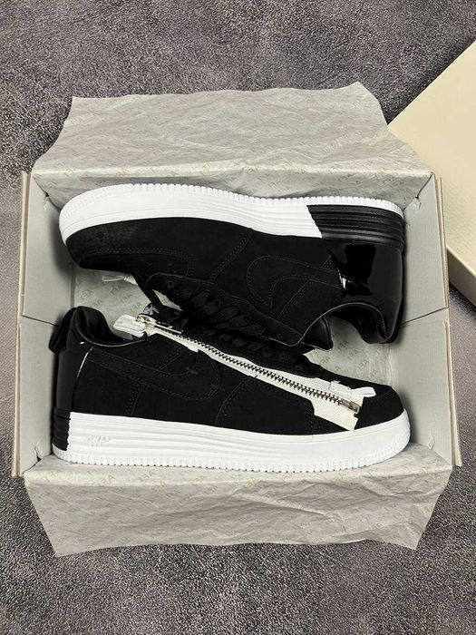 !WOW! Кросівки Nike Lunar Force 1 Low Acronym Black White | кроссовки форс лунар