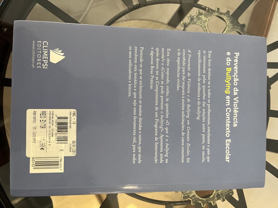 Livro: Prevencao da Violencia e do Bullyng em Contexto Escolar