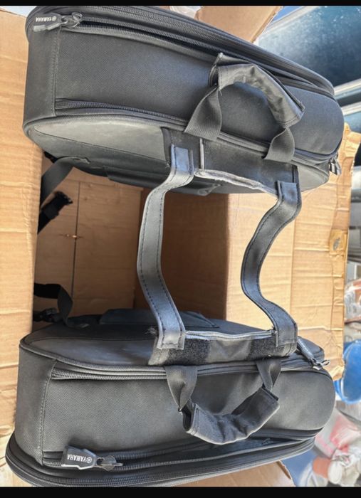 Sacos laterais Yamaha MT 07 com suportes