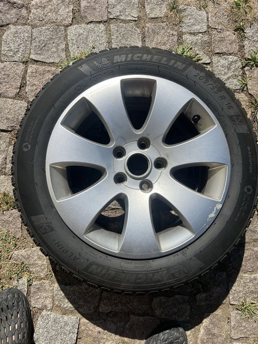 Škoda superb 2 , Комплект 4шт. (диски + резина), Michelin зима 2023 року 24 тиждень