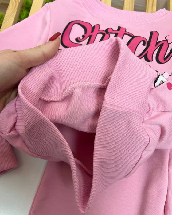 Костюм для дівчинки стіч рожевий Костюм для девочки Стич розовый