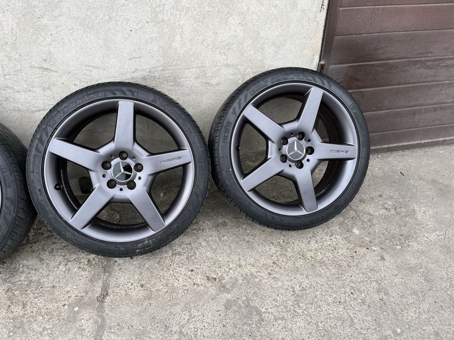 (302)Koła, Felgi 5x112 18” Mercedes SLK, AMG itd, Grafitowe