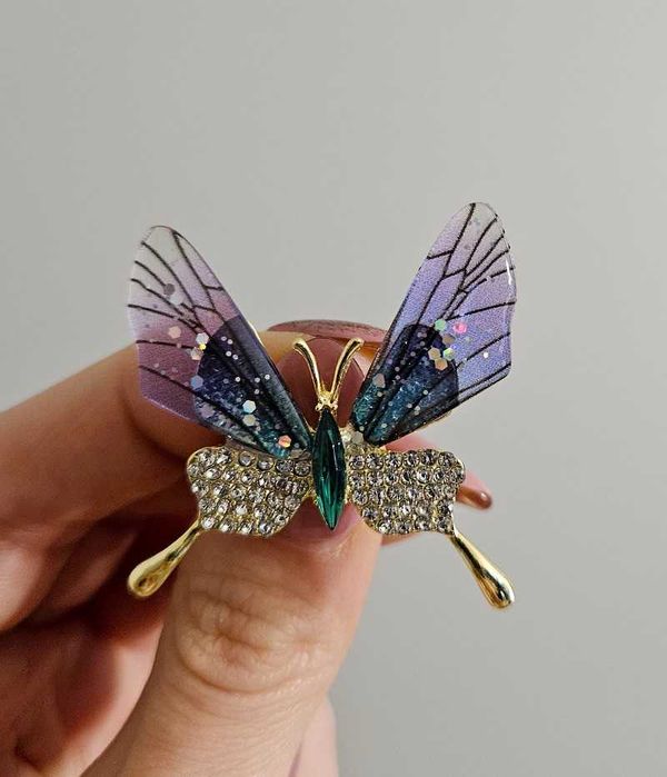 broszka motyl motylek vintage