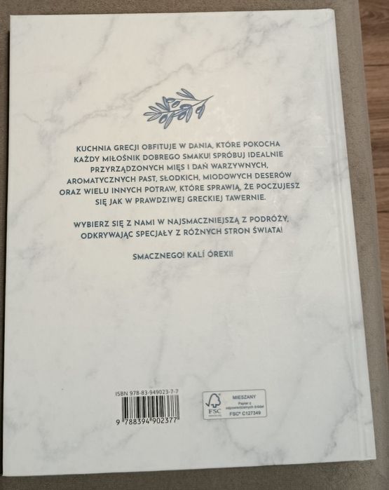 Książka kucharska "Czas na Grecję"