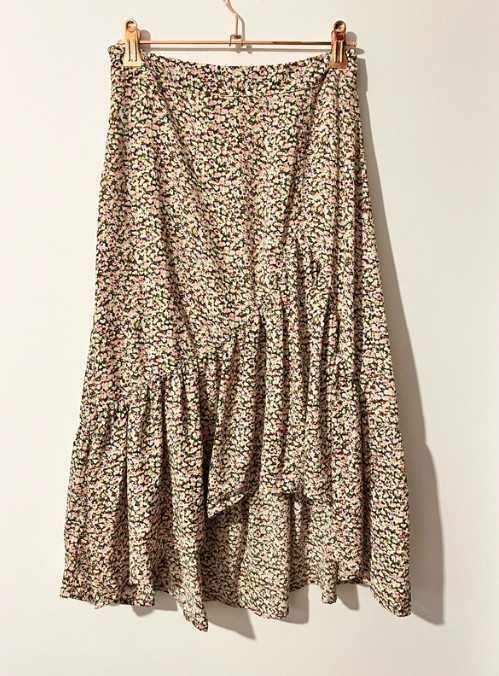 Spódnica boho kwiaty